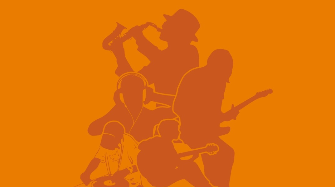 Φιγούρες μουσικών - Εικόνα για τα νέα web ραδιόφωνα του Athens Voice 102.5