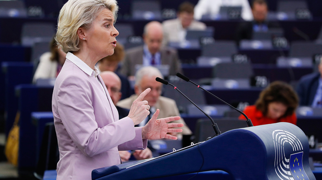 Η πρόεδρος της Ευρωπαϊκής Επιτροπής Ούρσουλα φον ντερ Λάιεν