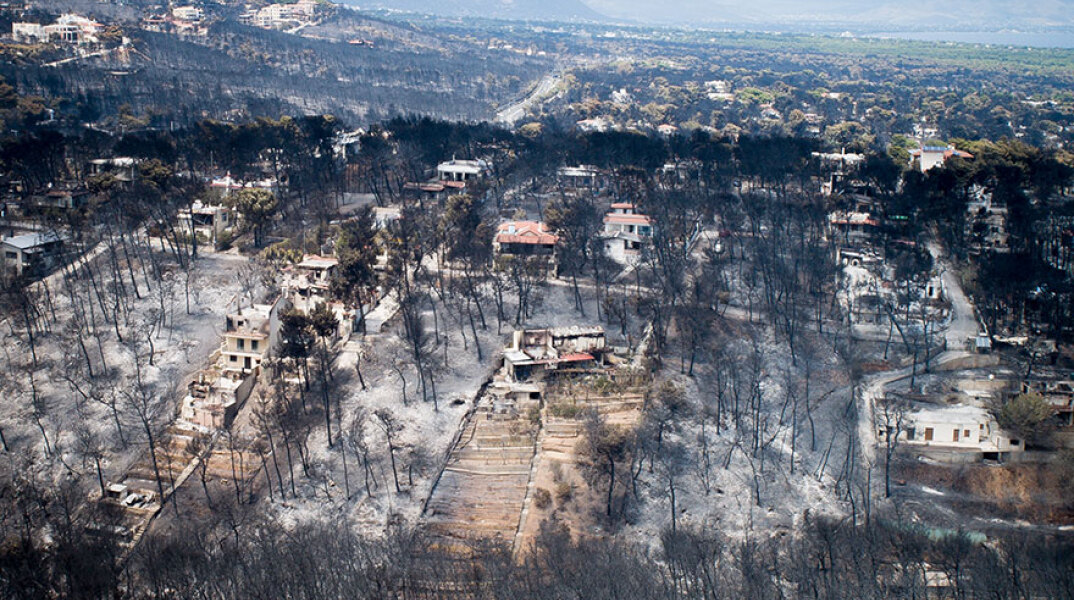 Η καταστροφική φωτιά στο Μάτι το καλοκαίρι του 2018 είχε κάψει δεκάδες σπίτια