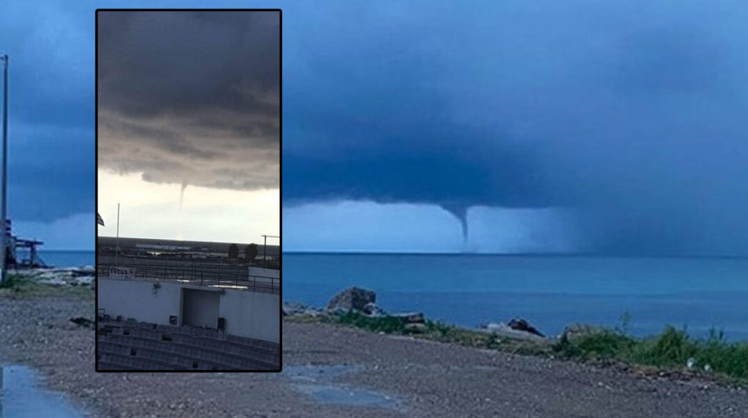 Ο υδροστρόβιλος στη Χαλκιδική