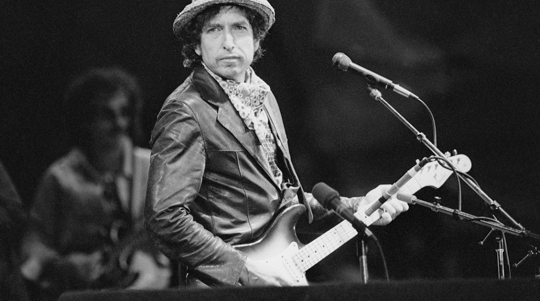 Στιγμιότυπο από συναυλία του Bob Dylan