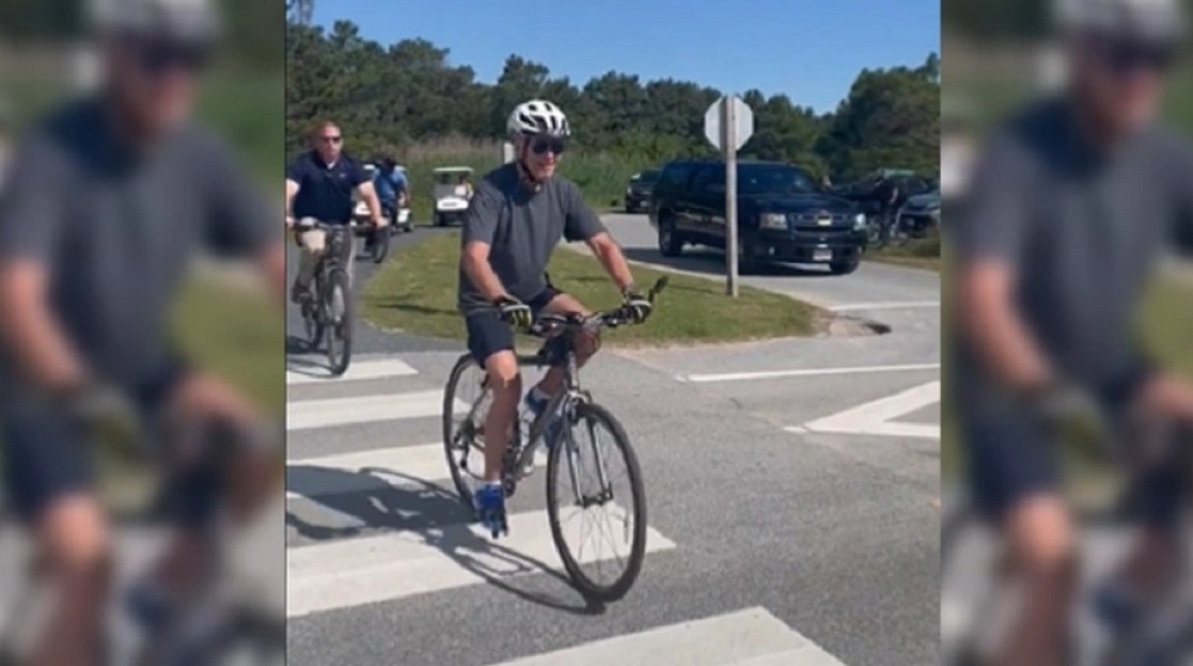 ΗΠΑ: O Μπάιντεν έπεσε από το ποδήλατό του