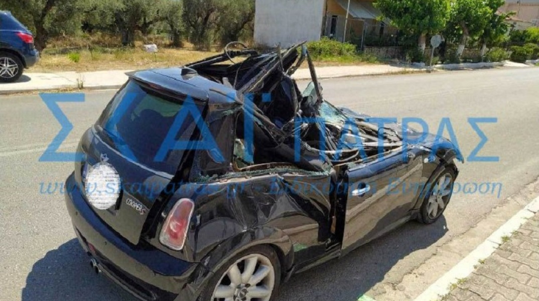 Πάτρα: ΙΧ καρφώθηκε σε νταλίκα και διαλύθηκε 