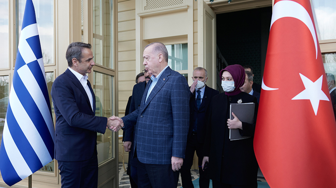 Συνάντηση του πρωθυπουργού Κυριάκου Μητσοτάκη με τον πρόεδρο της Τουρκίας, Ρετζέπ Ταγίπ Ερντογάν, στην Κωνσταντινούπολη