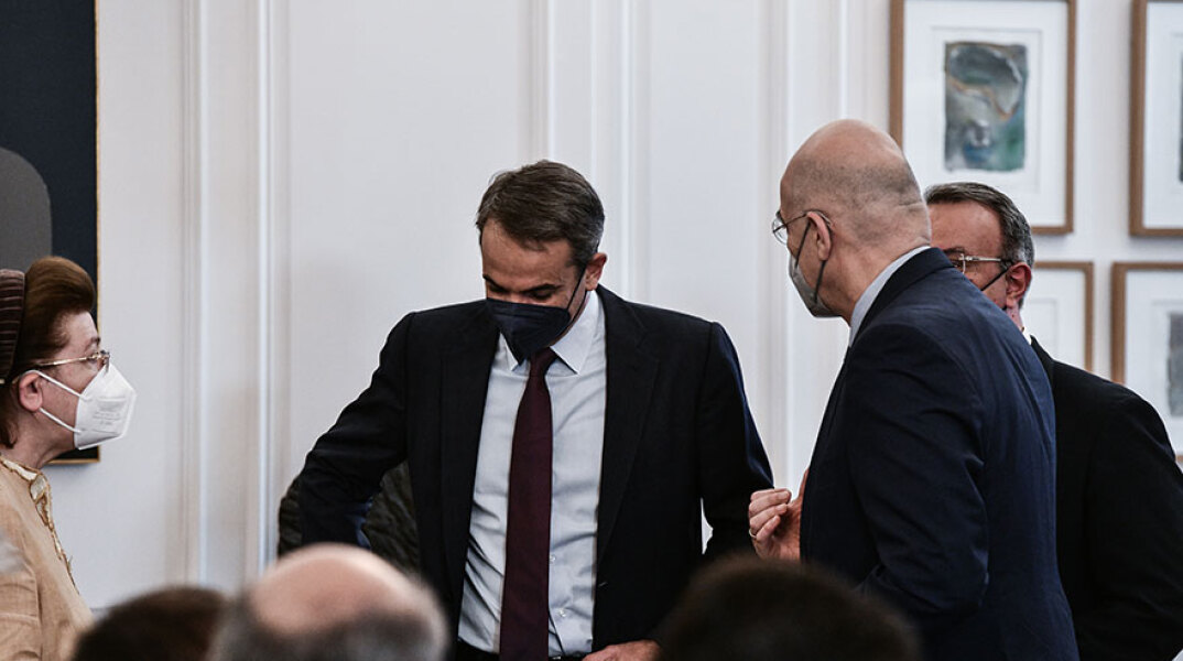 Ο πρωθυπουργός Κυριάκος Μητσοτάκης στο Υπουργικό Συμβούλιο