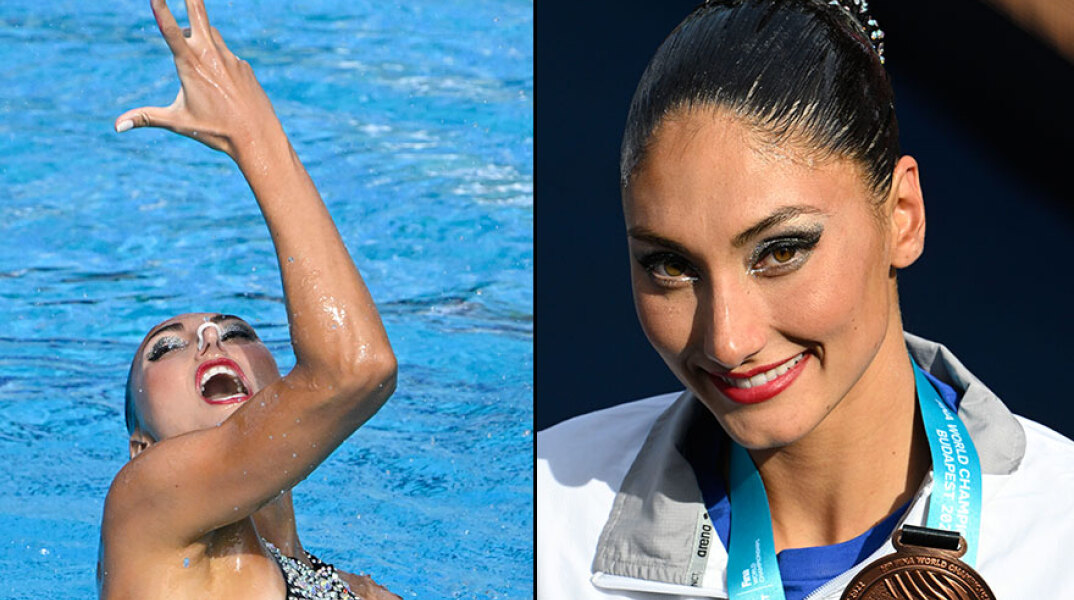 Η Ευαγγελία Πλατανιώτη με το δεύτερο χάλκινο μετάλλιο στο Παγκόσμιο Πρωτάθλημα στη Βουδαπέστη