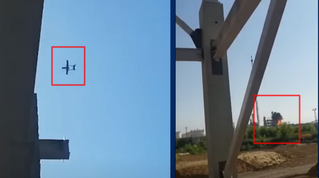 Το drone καμικάζι που έπεσε πάνω σε διυλιστήριο στη Ρωσία