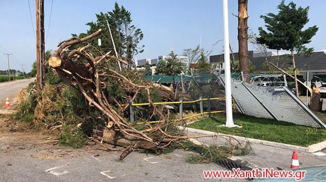 Κακοκαιρία στην Ξάνθη: Προβλήματα και καταστροφές στις καλλιέργειες