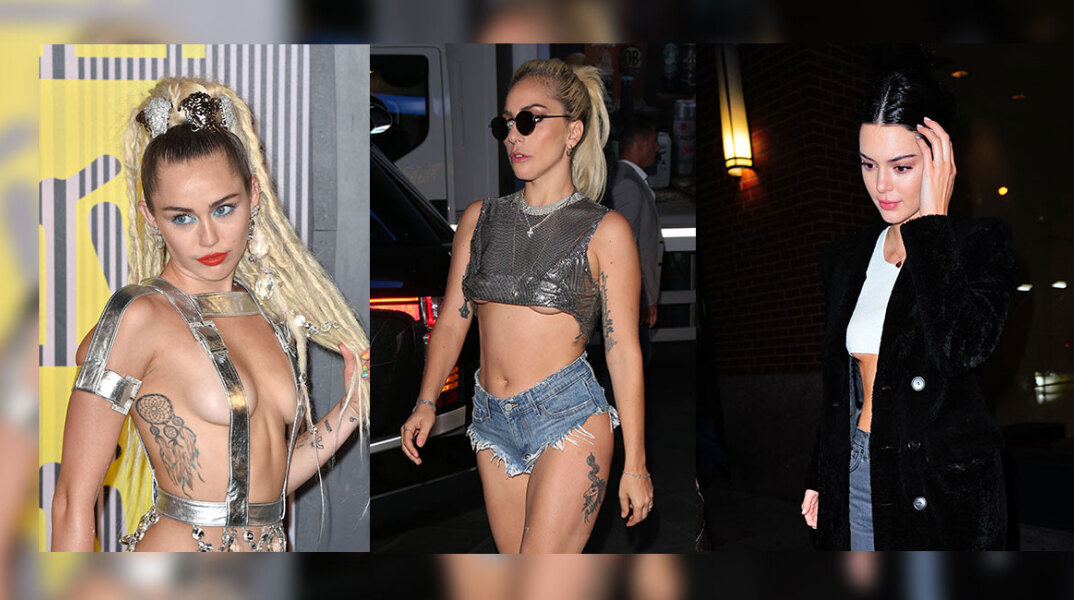 Miley Cyrus, Lady Gaga, Kendall Jenner