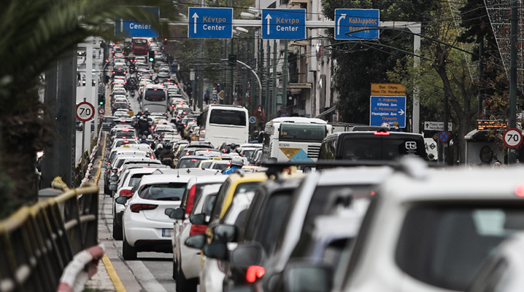 Μποτιλιάρισμα στην Αθήνα (Φωτογραφία αρχείου)