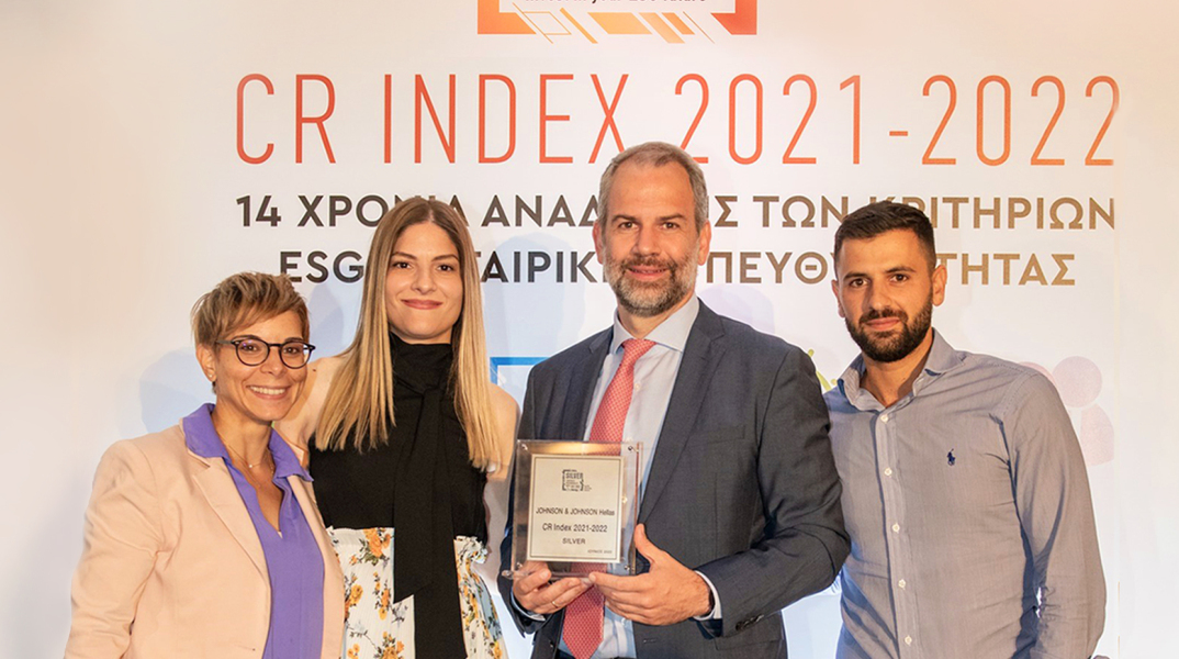 Johnson & Johnson Med Tech Ελλάδας: Διπλή διάκριση στο CR Index 2021-2022 