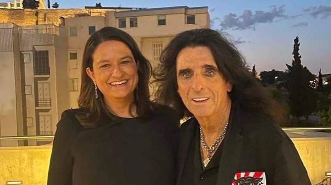 Νίκη Κεραμέως και Alice Cooper