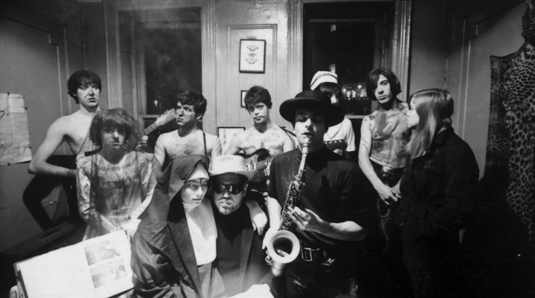 Οι Velvet Underground κατά τη διάρκεια των γυρισμάτων της ταινίας «Venus in Furs», του Piero Heliczer