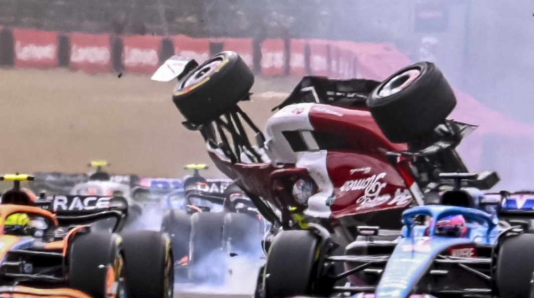 Formula 1: Ατύχημα για τον Guanyu Zhou