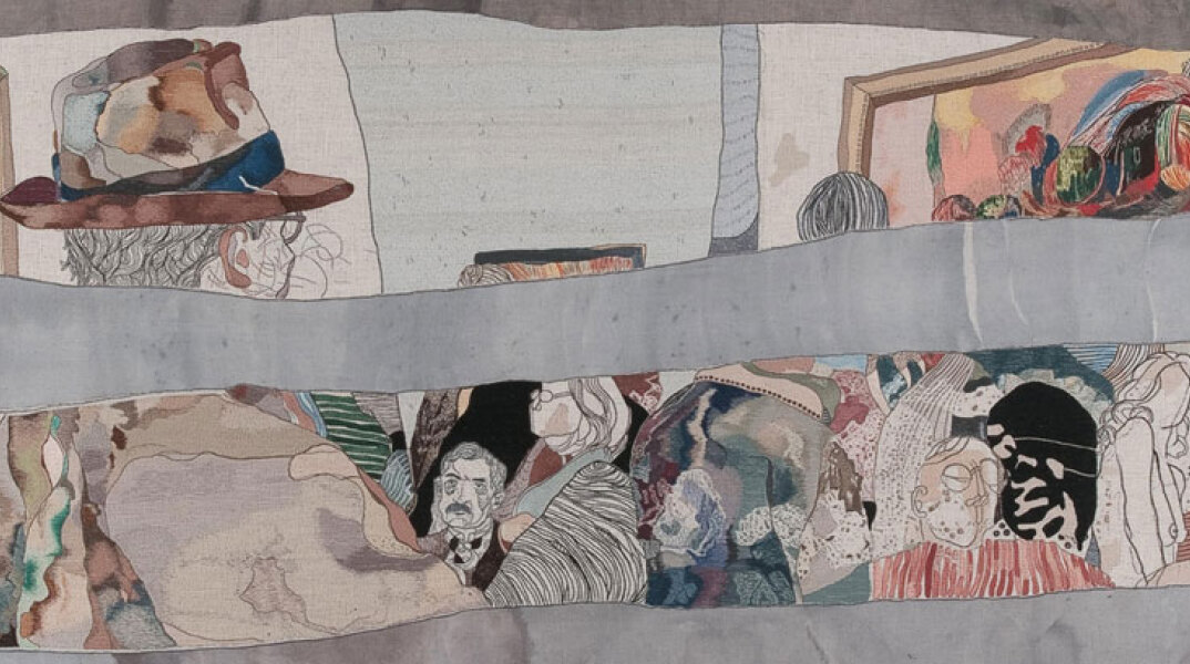 Στέφανος Ρόκος - Αντιόπη Πανταζή, Δύο Κεντήματα