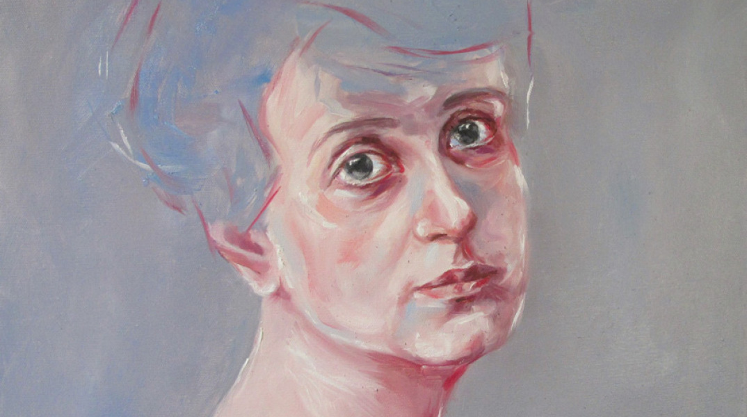 Προσωπογραφία της Αγγελικής Χατζημιχάλη από την Κατερίνα Χατζή