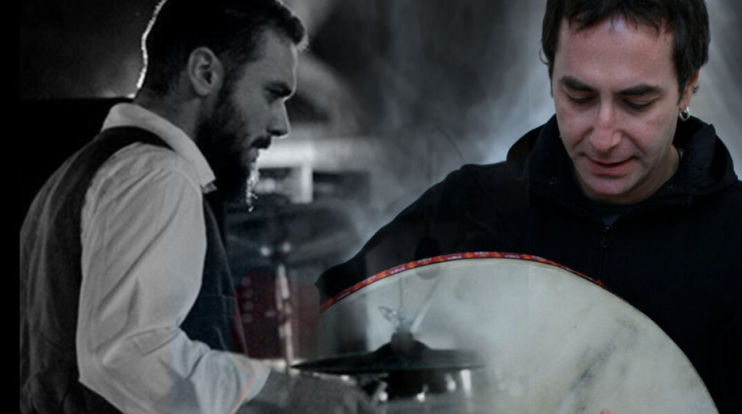 Καρίπης & Κλωνής με τα κρουστά τους και εκλεκτούς καλεσμένους