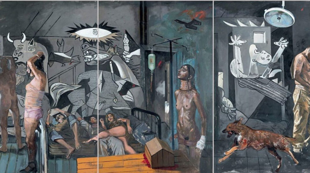 Κυριάκος Κατζουράκης, Αναφορά στη Γκουέρνικα