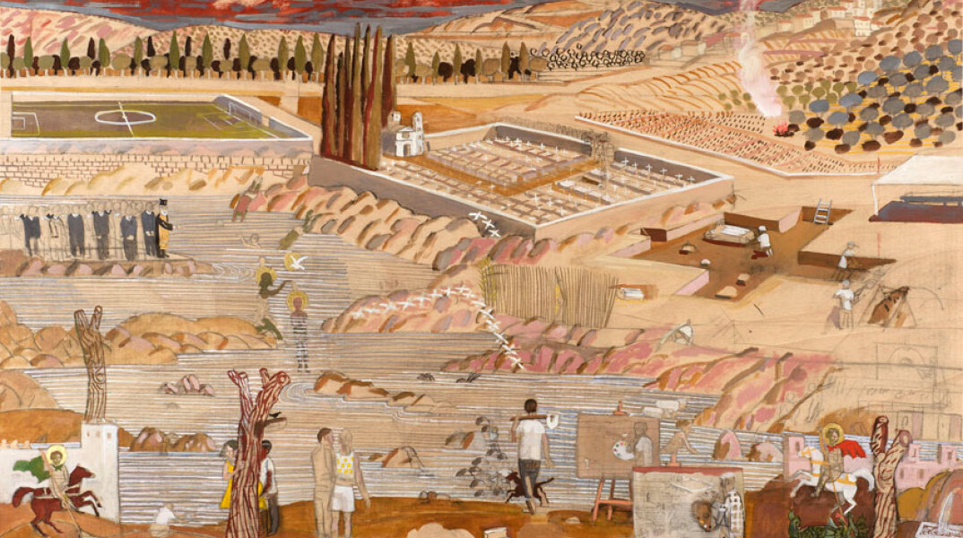 Κώστας Παπανικολάου, «Οι τελευταίες μέρες της Πομπηίας» στη Skoufa Gallery