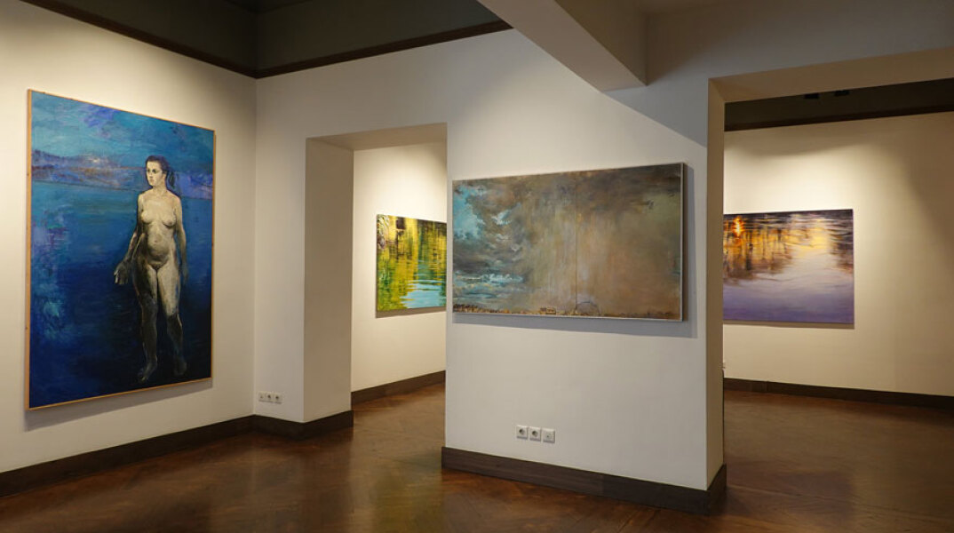 Ομαδική έκθεση ζωγραφικής συνεργατών Evripides Art Gallery