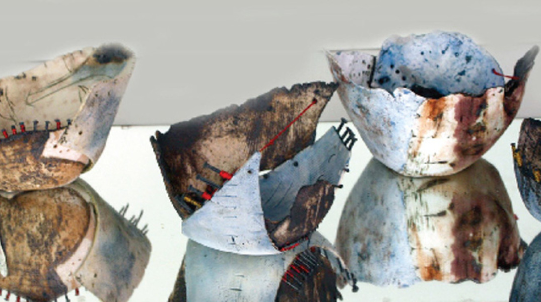 «Τόποι ονείρου - τόποι αλήθειας» στην Γκαλερί Έρση / Έργο της Κλέβες Κρισίκο «Ξεχασμένες φωλιές του ονείρου»