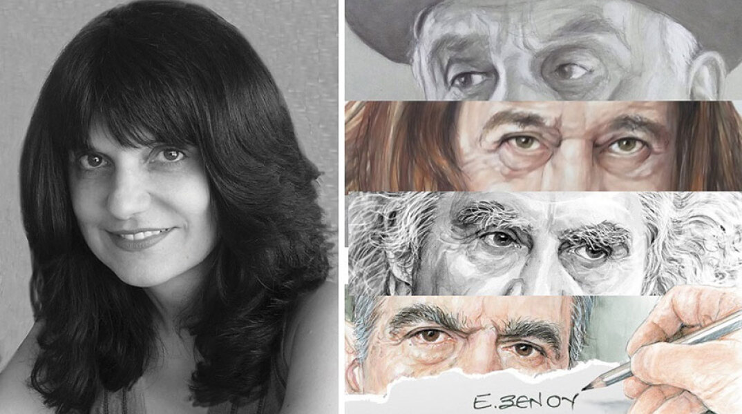 Η σκιτσογράφος Έφη Ξένου παρουσιάζει στον Ιανό την πρώτη της ατομική έκθεση με τίτλο «35+3 Μορφές του Λόγου»