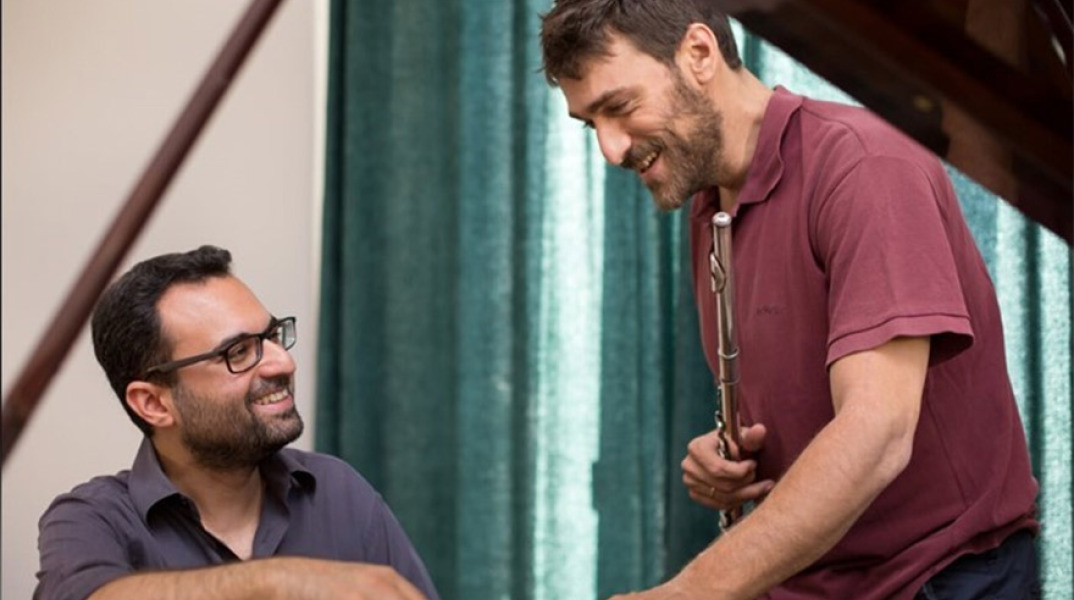 Ο Λεωνίδας Σαραντόπουλος & ο Δημήτρης Βερδίνογλου στο Jazzét Café