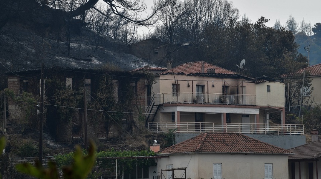 Φωτιές: Στιγμιότυπο από την επόμενη ημέρα της φωτιάς στη Γορτυνία