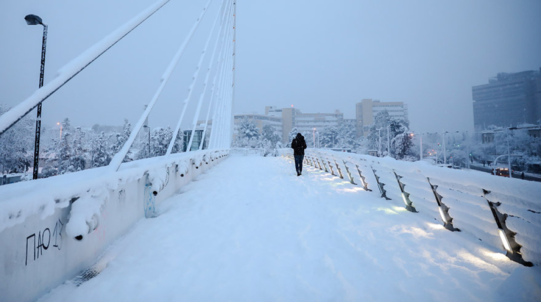 ΚΑΚΟΚΑΙΡΙΑ ΜΗΔΕΙΑ / ΧΙΟΝΟΠΤΩΣΗ ΣΤΗΝ ΛΕΩΦ. ΜΕΣΟΓΕΙΩΝ