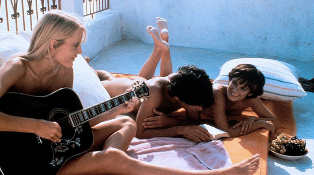Daryl Hannah, Peter Gallagher, and Valérie Quennessen in Summer Lovers (1982)