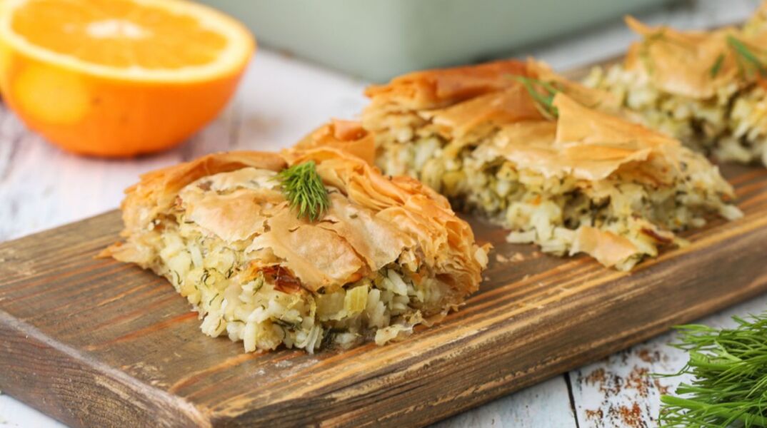 Συνταγή για μπακαλιαρόπιτα