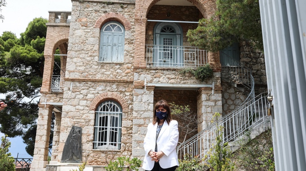 Η Πρόεδρος της Δημοκρατίας, Κατερίνα Σακελλαροπούλου, στους Δελφούς 