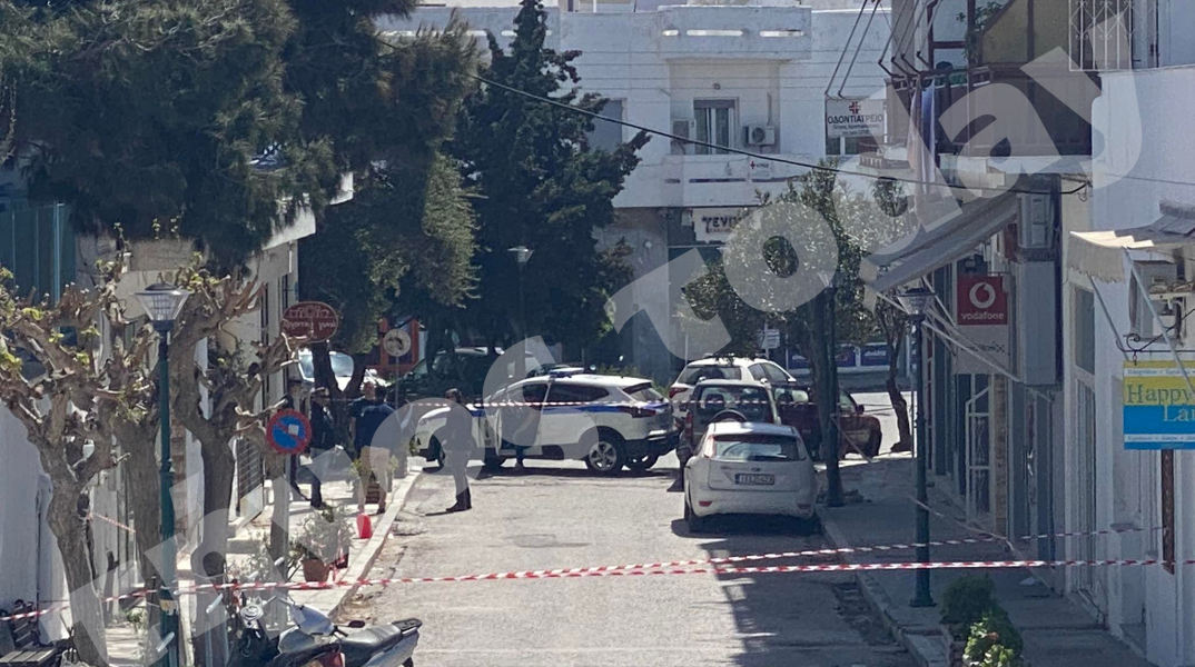 Το σημείο της δολοφονίας του 50χρονου στην Τήνο