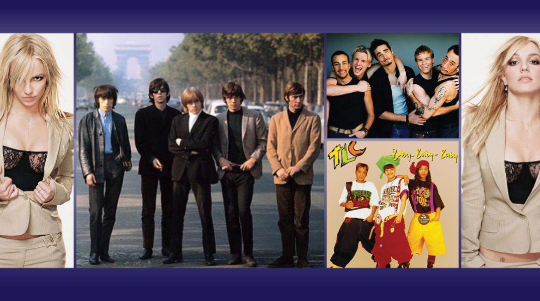 Rolling Stones, Backstreet Boys, Britney Spears, TLC