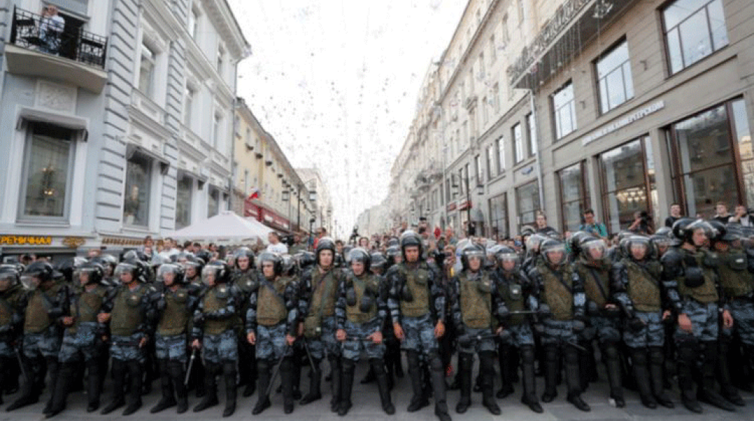 Μόσχα, αστυνομικές δυνάμεις