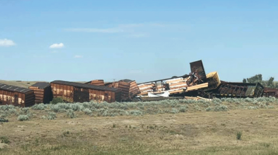 Εκτροχιασμός τρένου στον Καναδά