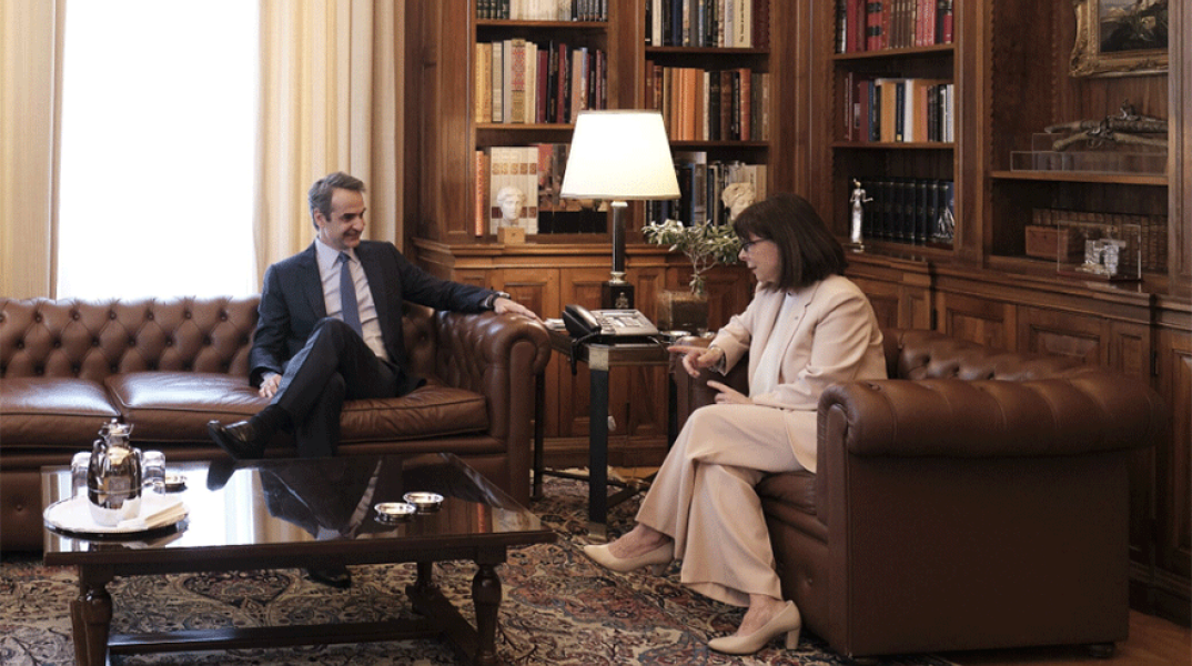 Κυριάκος Μητσοτάκης - Αικατερίνη Σακελλαροπούλου 