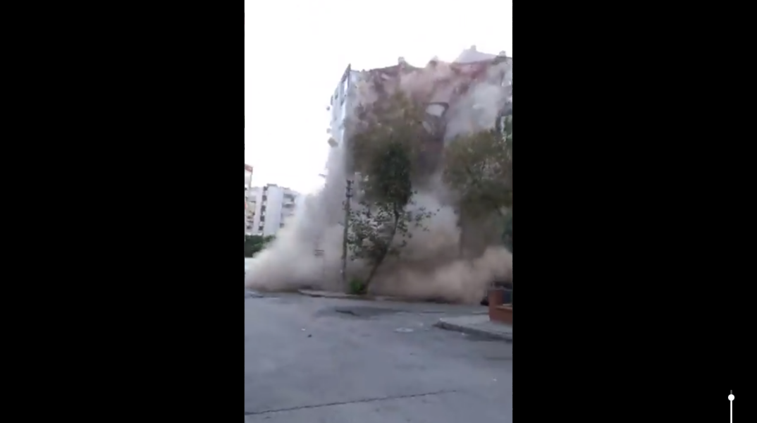 Κατάρρευση κτιρίου στην Τουρκία 