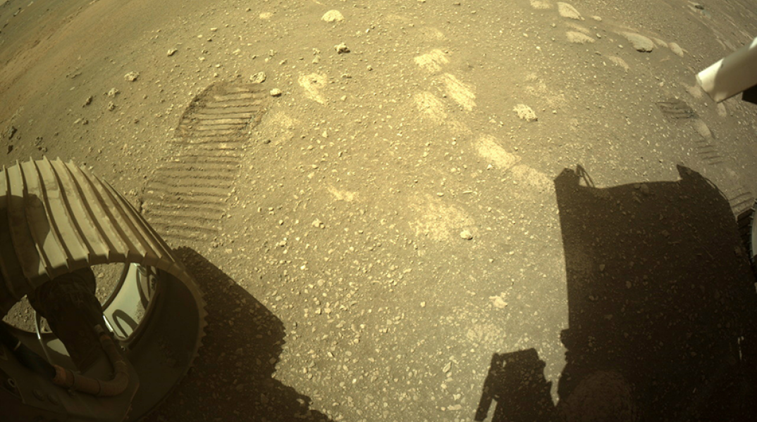 To ρομποτικό ρόβερ Perseverance της NASA, ατα πρώτα του βήματα στον Άρη