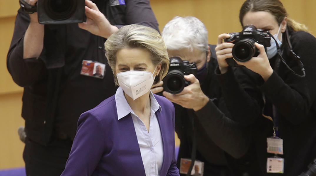 Η Πρόεδρος της Ευρωπαϊκής Επιτροπής, Ούρσουλα φον ντερ Λάιεν 