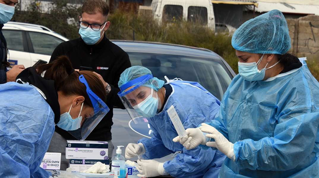 ΑΡΓΟΛΙΔΑ - Rapid test σε οδηγούς στο Άργος.