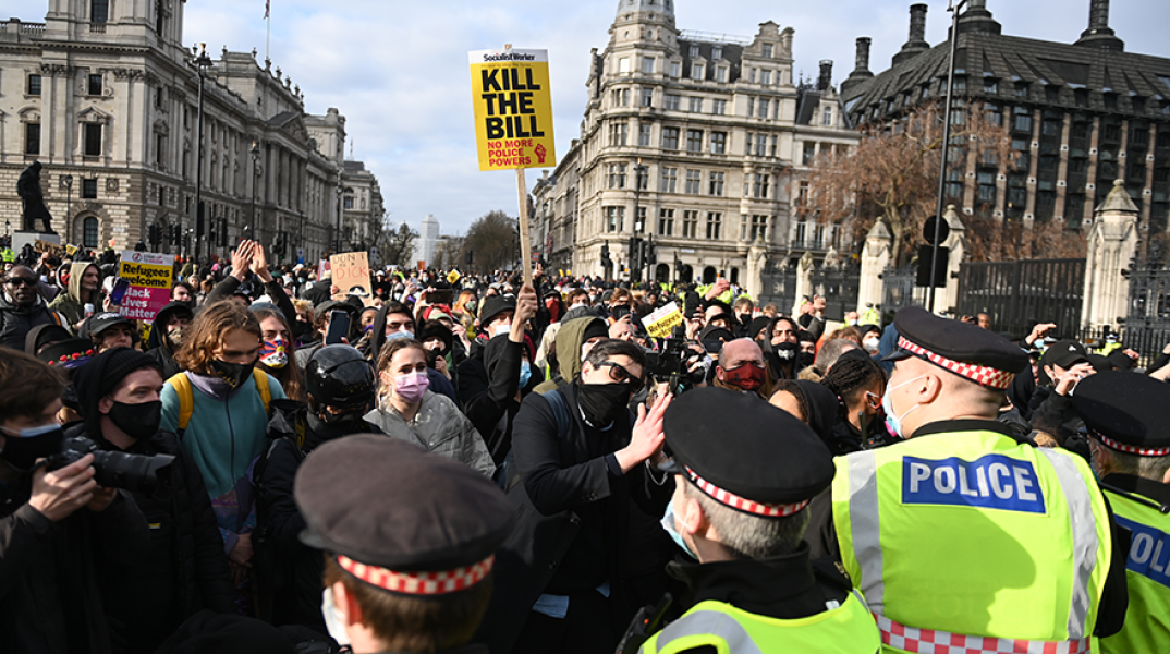Λονδίνο διαδηλώσεις 