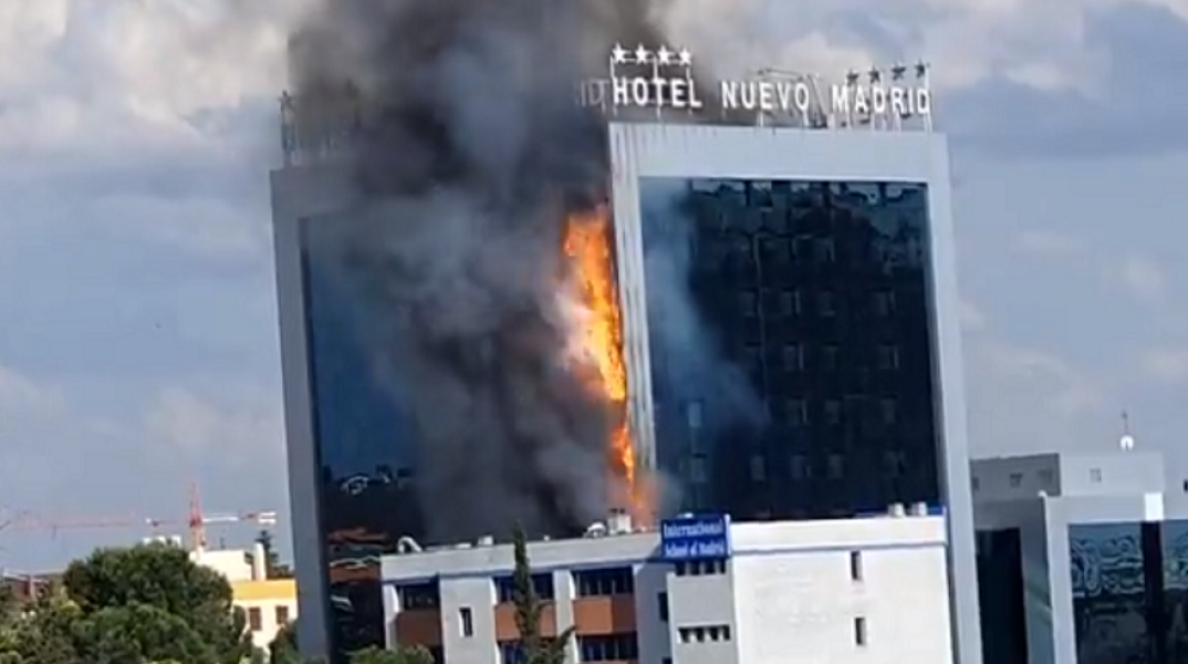 Φωτιά σε ξενοδοχείο της Μαδρίτης