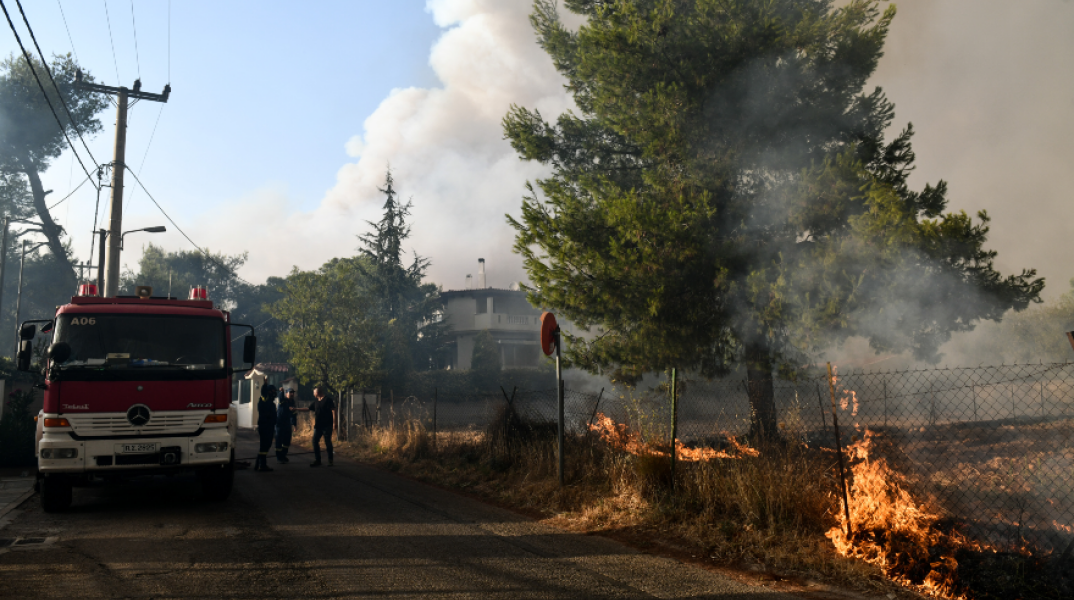 Φωτιά στην Εύβοια - Μαίνεται ακόμα η πυρκαγιά