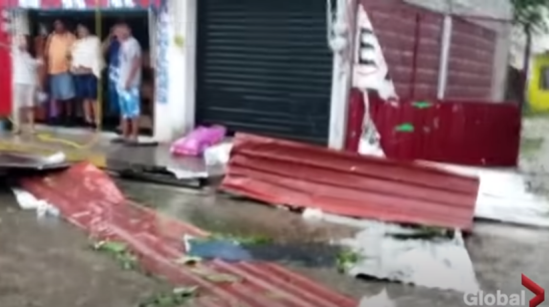 Κυκλώνας Γκρέις στο Μεξικό © YouTube