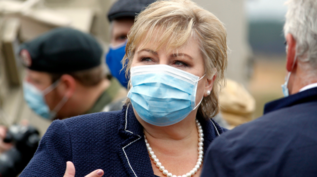 Η πρωθυπουργός της Νορβηγίας, Έρνα Σόλμπεργκ