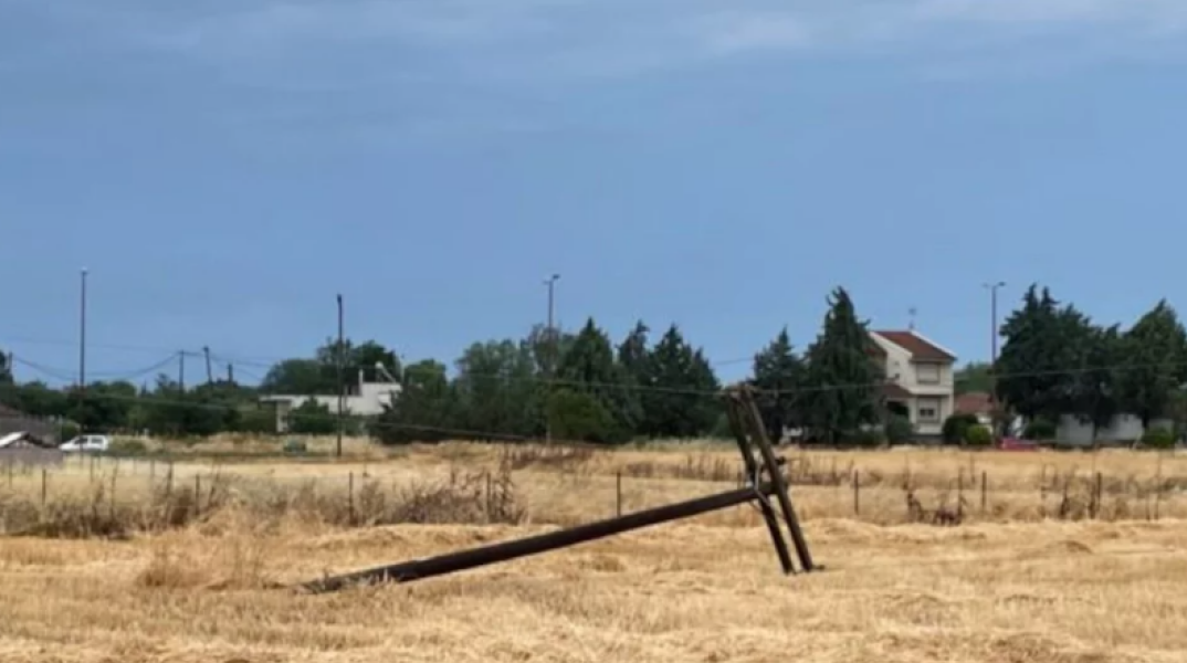 Χαλαζόπτωση έπληξε χωριά του Κιλελέρ - Ξηλώθηκαν δέντρα και κολώνες