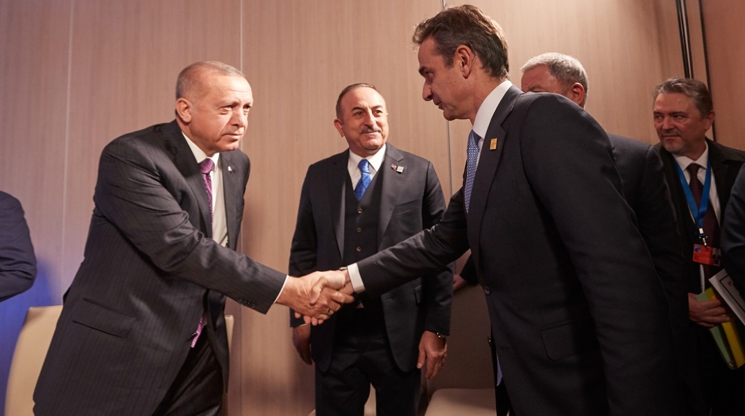 Κυριάκος Μητσοτάκης - Ρετζέπ Ταγίπ Ερντογάν