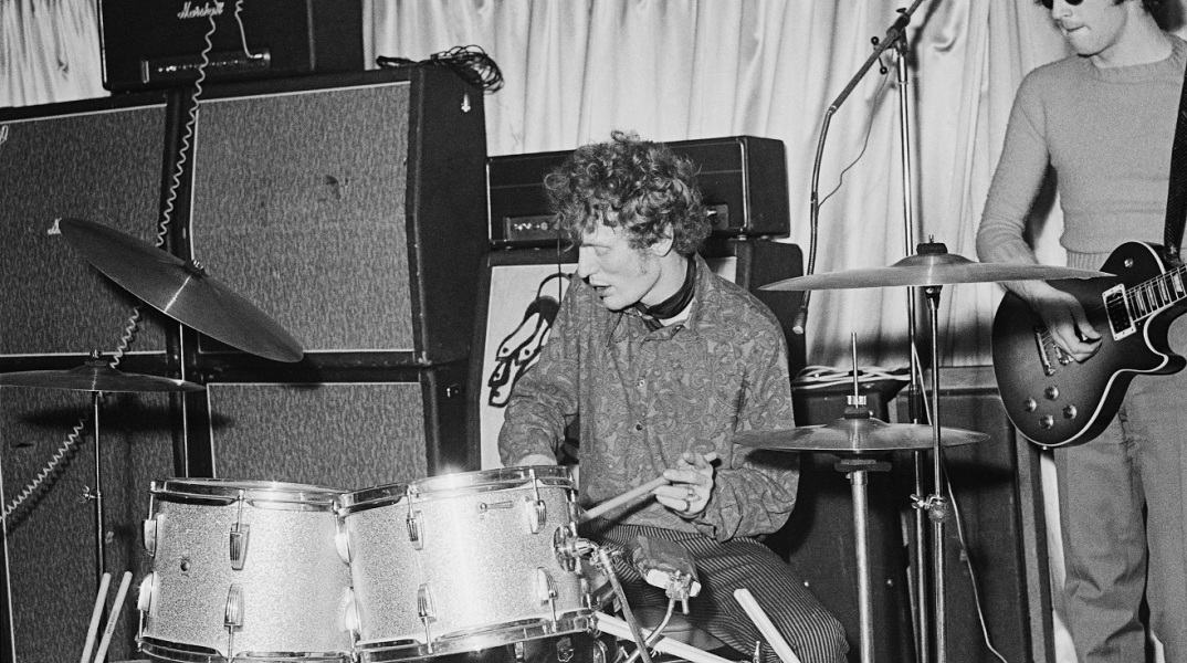 To rock συγκρότημα Cream κατά τη διάρκεια συναυλίας