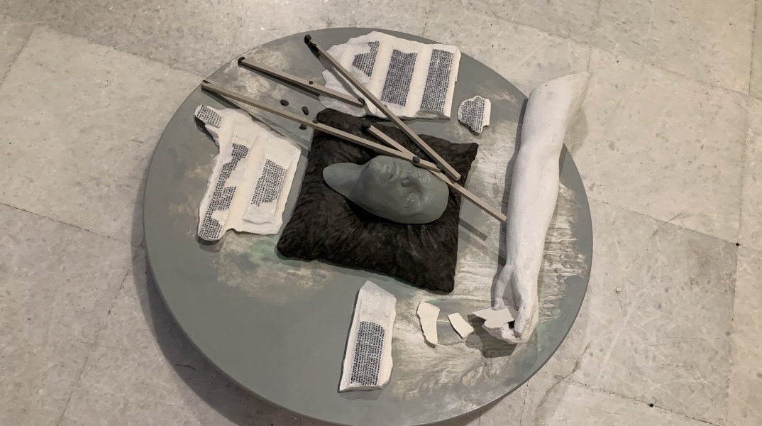 Έργο του Γιώργου Τσεριώνη στην έκθεση "Γυναίκα πείσμα της Ασίας" στο Ναύπλιο